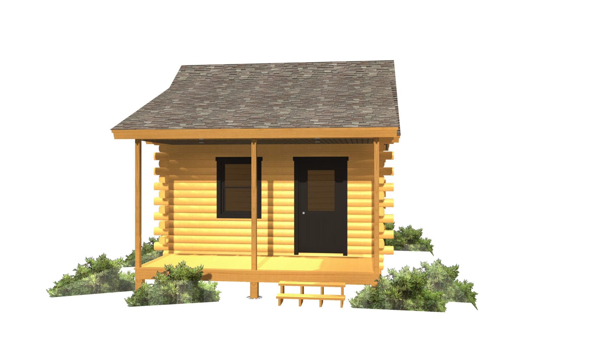 Log Cabin Series Building Packages Floor Plans