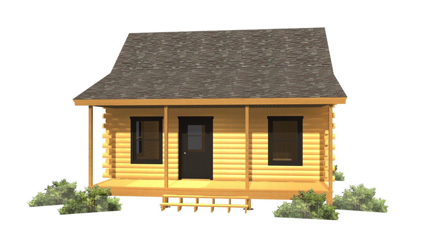 Milo Cabin Series Package Maine Pine Log Homes