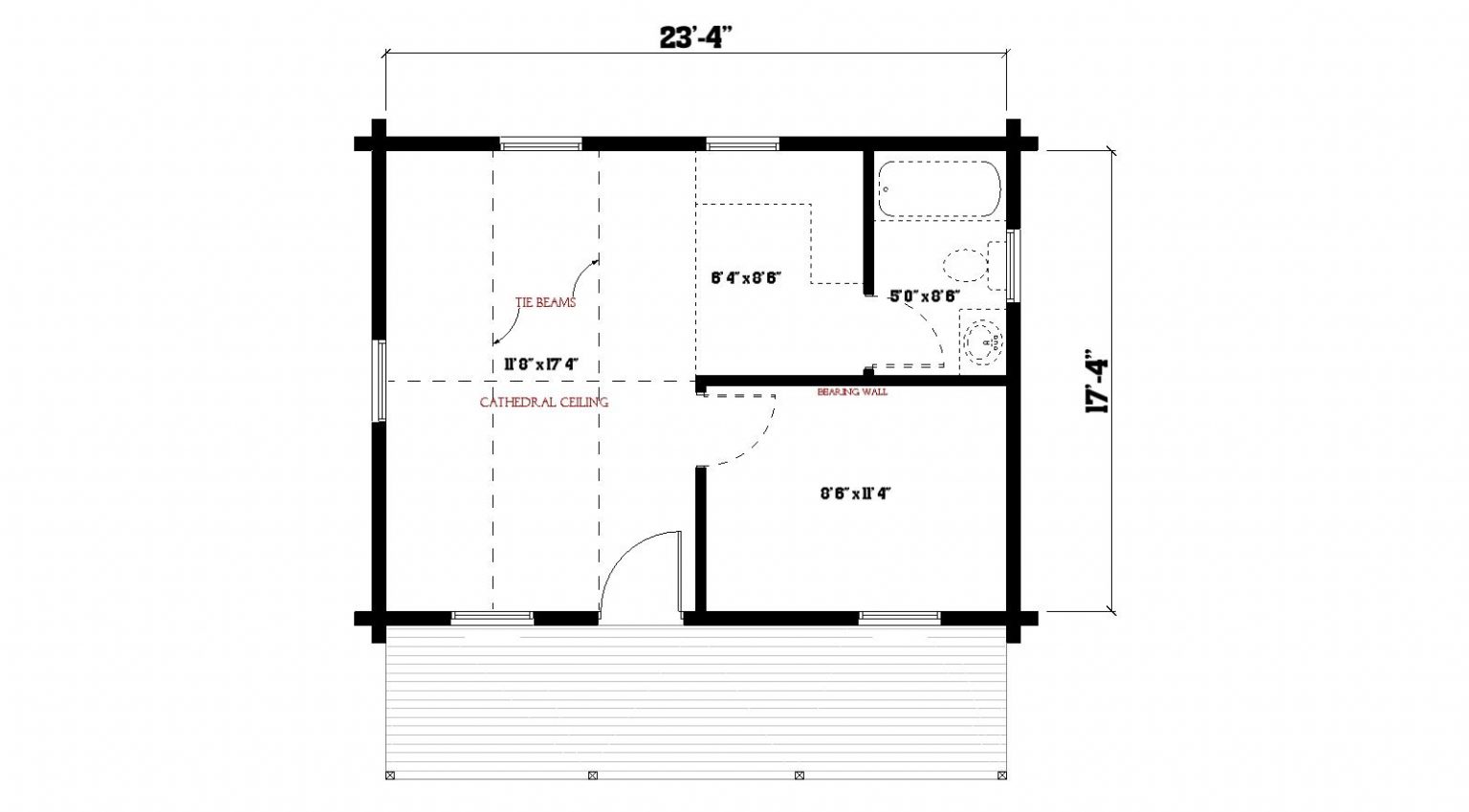 Milo Cabin Series Package Maine Pine Log Homes