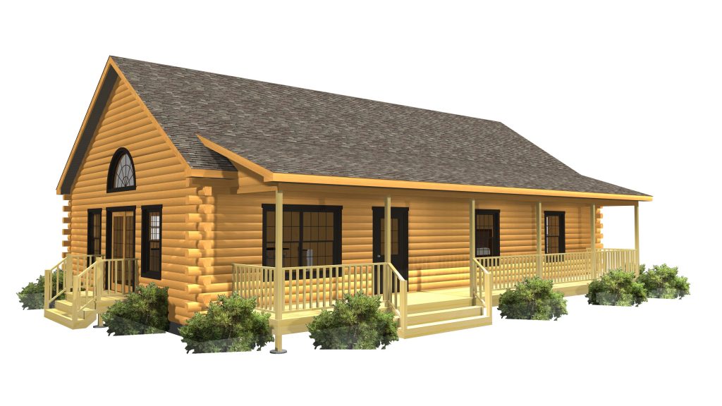 Ridgewood | Home Series Package | Maine Pine Log Homes