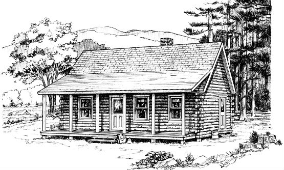 Saco Cabin Series Package Maine Pine Log Homes